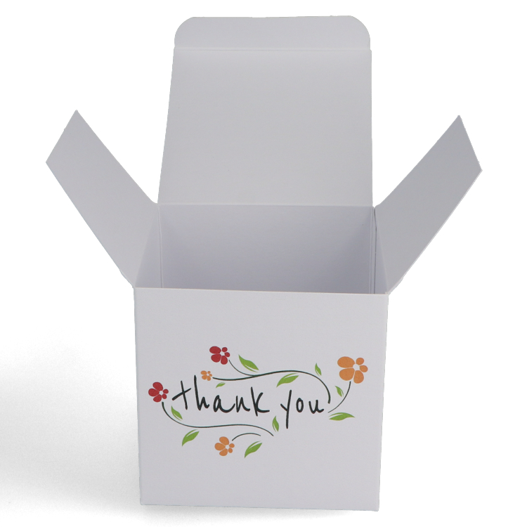 Buntbox Colour Cube Thank You with Flowers - Diamant