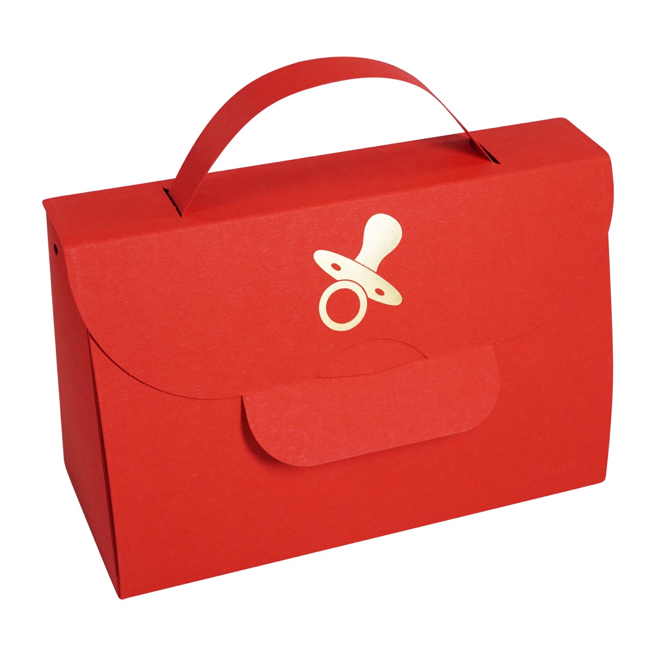 Buntbox Handbag XL Goldener Schnuller in Rubin