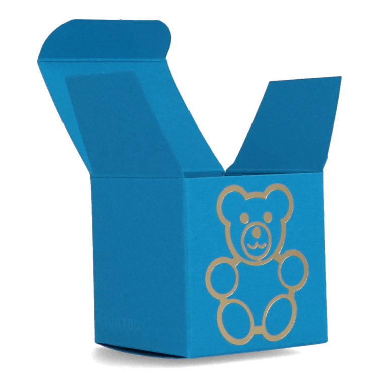 Buntbox Cube S  Goldener Teddy in Atlantik