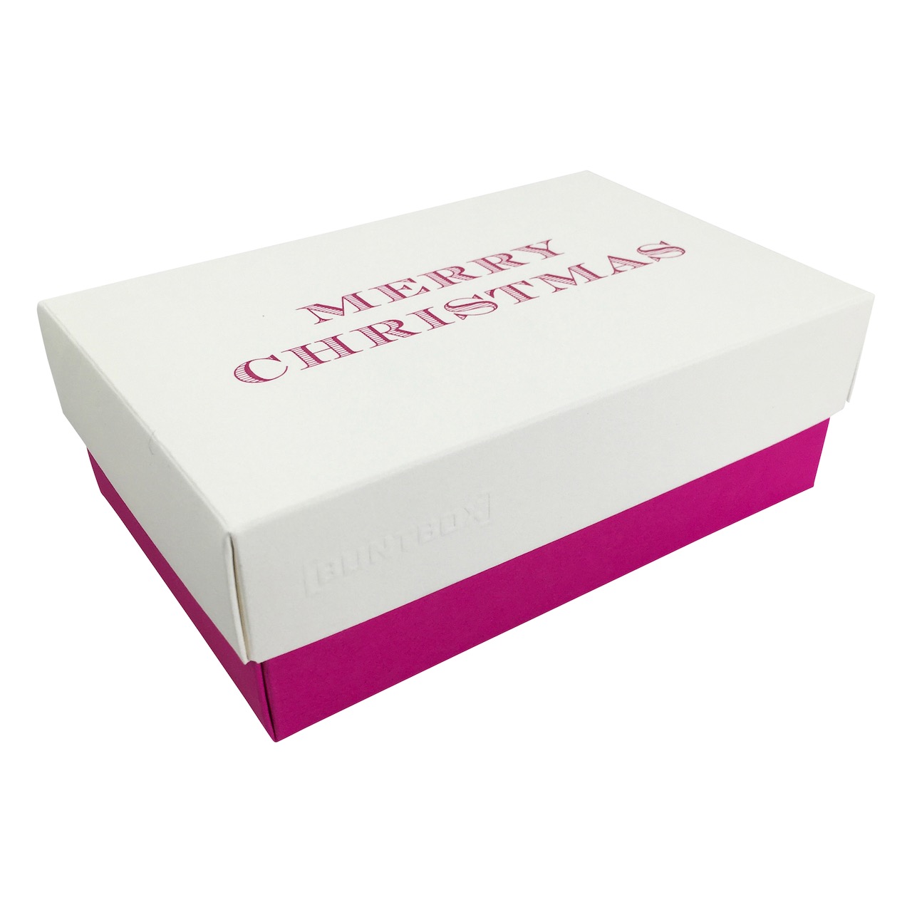 Buntbox L Fine Paper Christmas in Champagner-Magenta