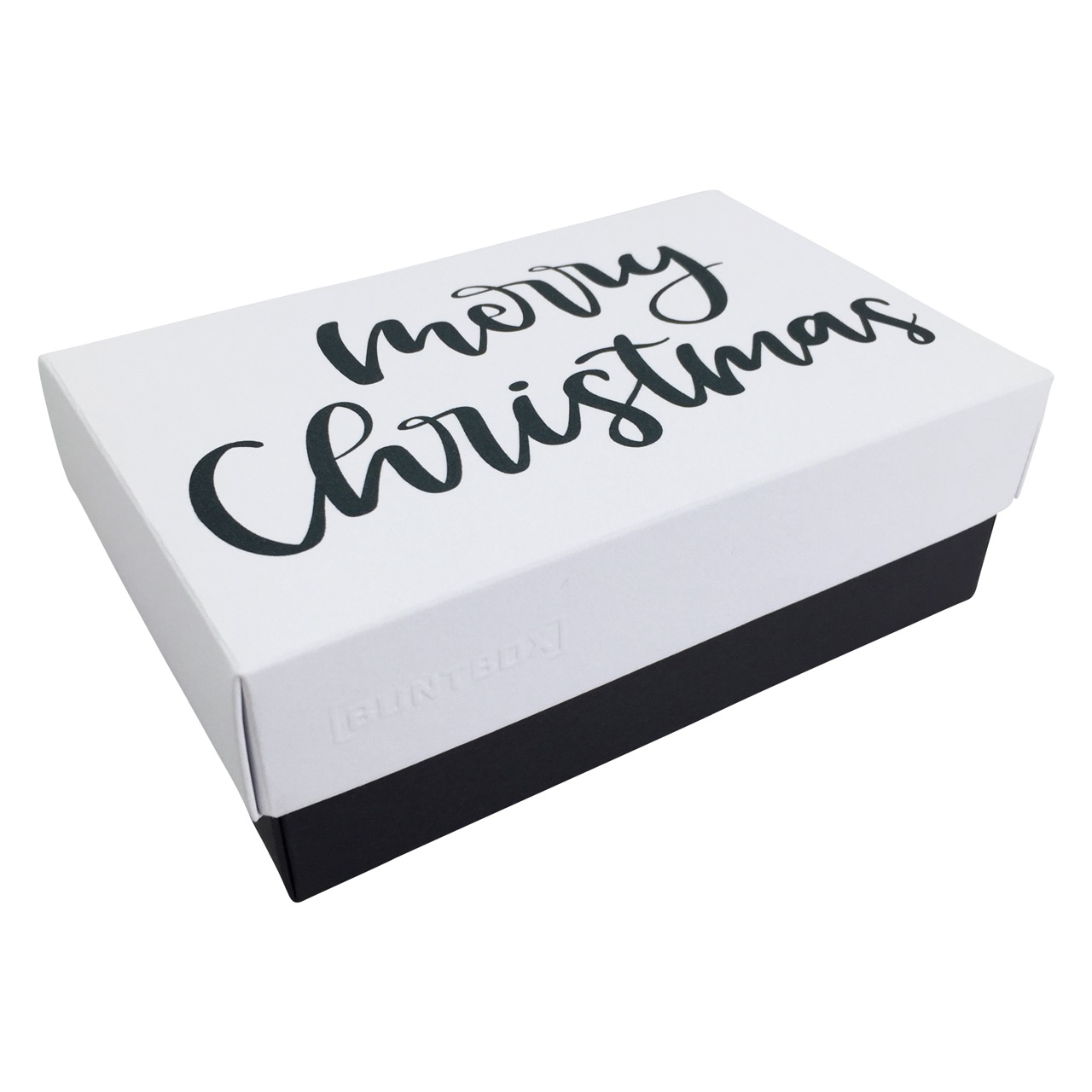 Buntbox M Lettering Merry Christmas in Diamant-Graphit