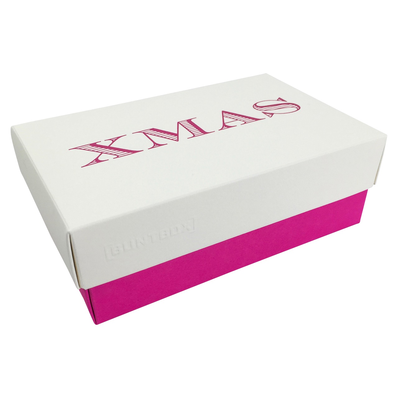 Buntbox XL Fine Paper XMAS in Champagner-Magenta
