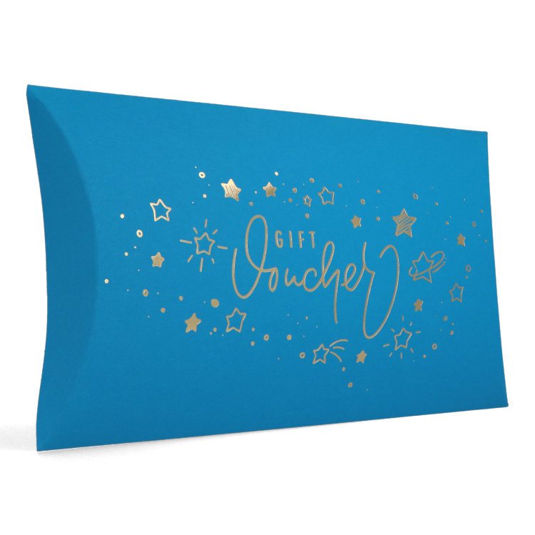 Buntbox Color Pack con "Gift Voucher" goffratura in oro