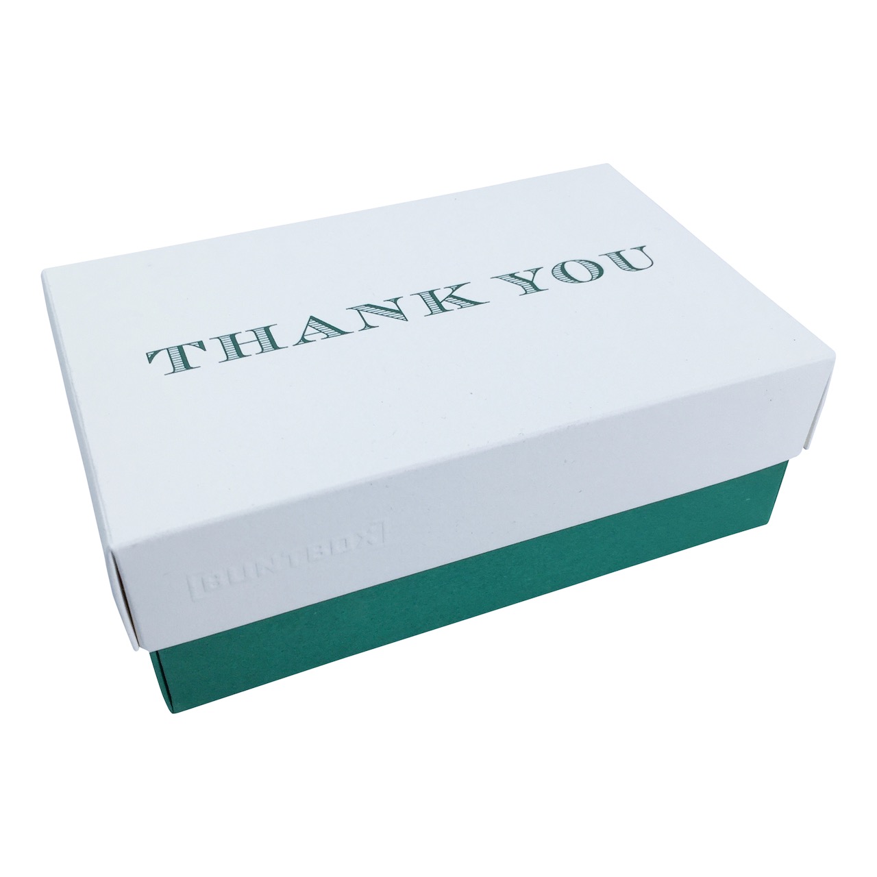 Buntbox S Fine Paper Thank You in Champagner-Emerald