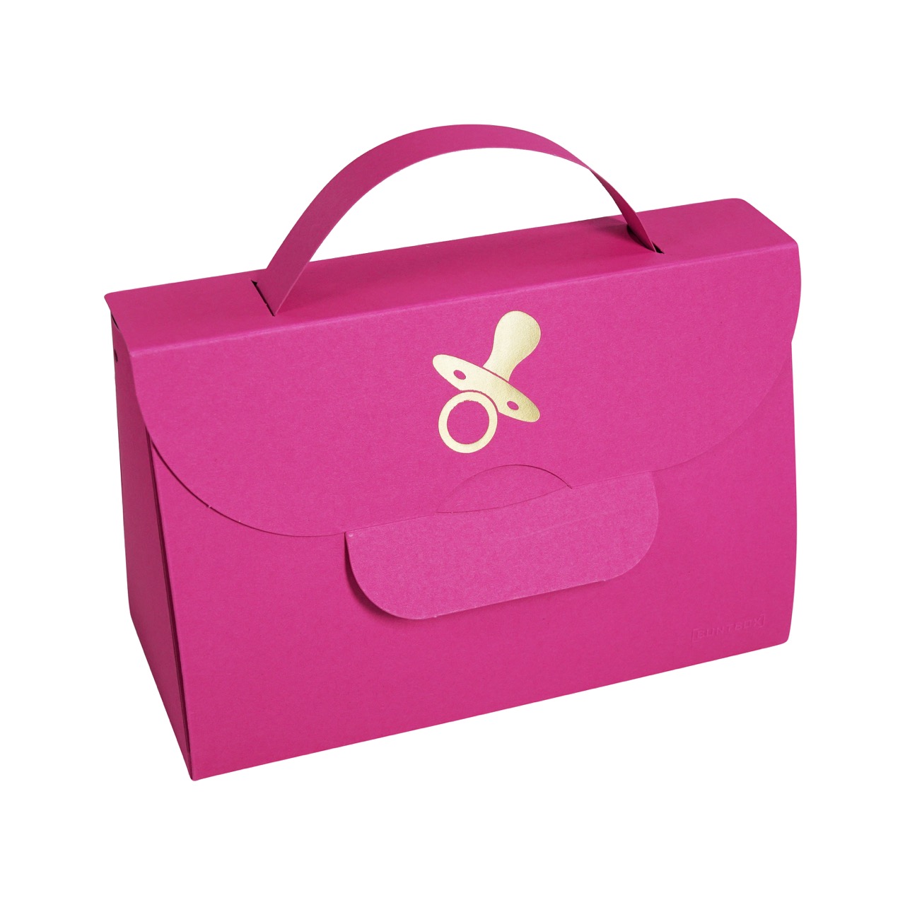 Buntbox Handbag XL Goldener Schnuller in Magenta