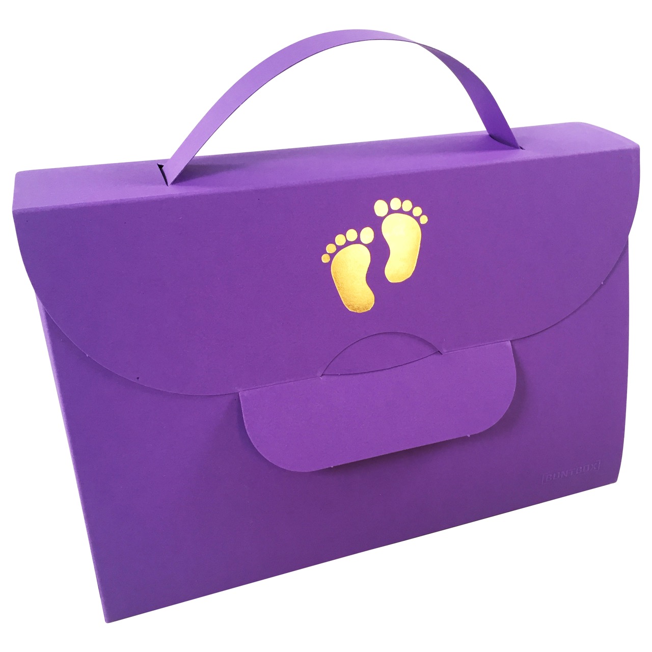 Buntbox Handbag XL Baby Foot in Lavendel