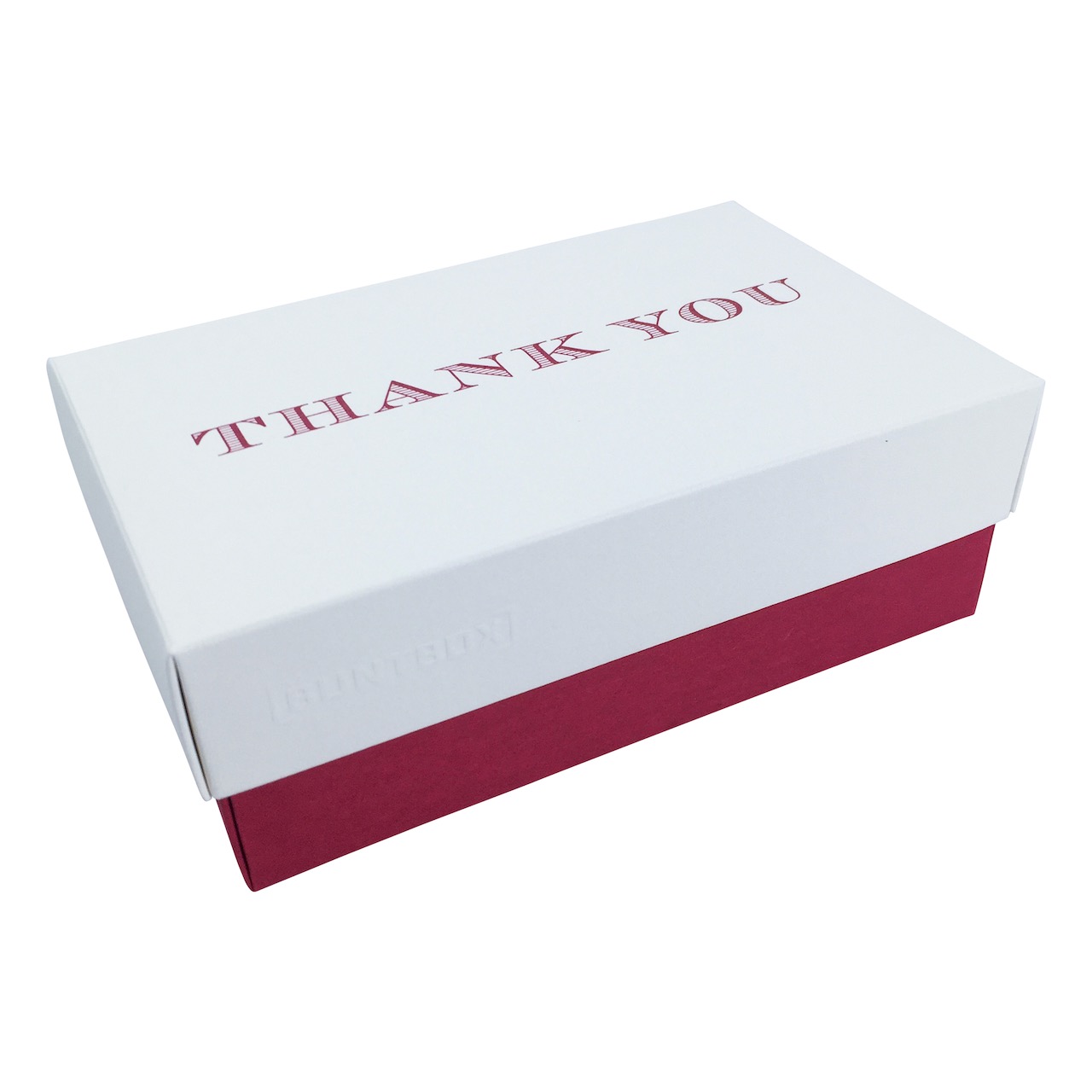 Buntbox S Fine Paper Thank You in Champagner-Bordeaux