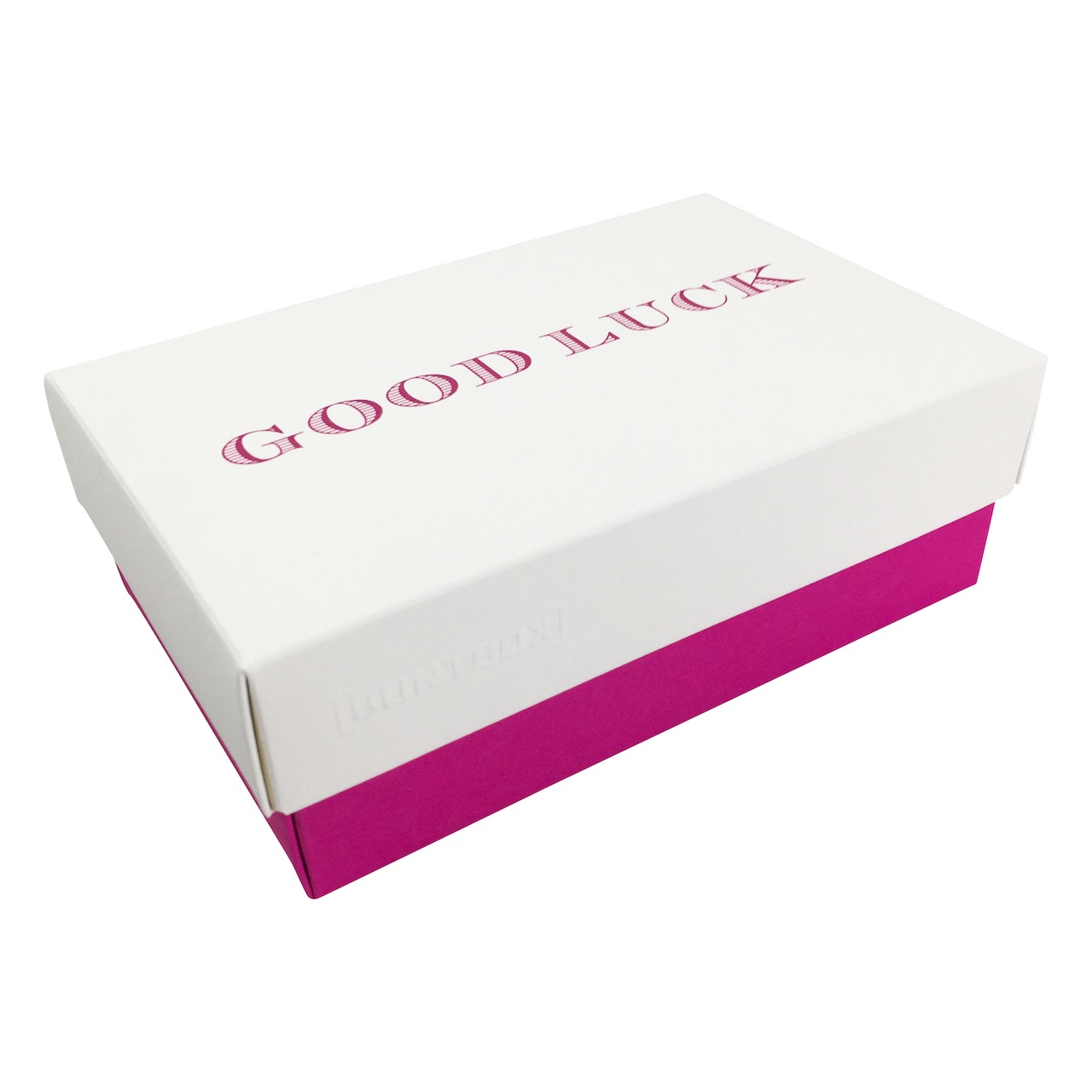 Buntbox M Fine Paper Good Luck in Champagner-Magenta