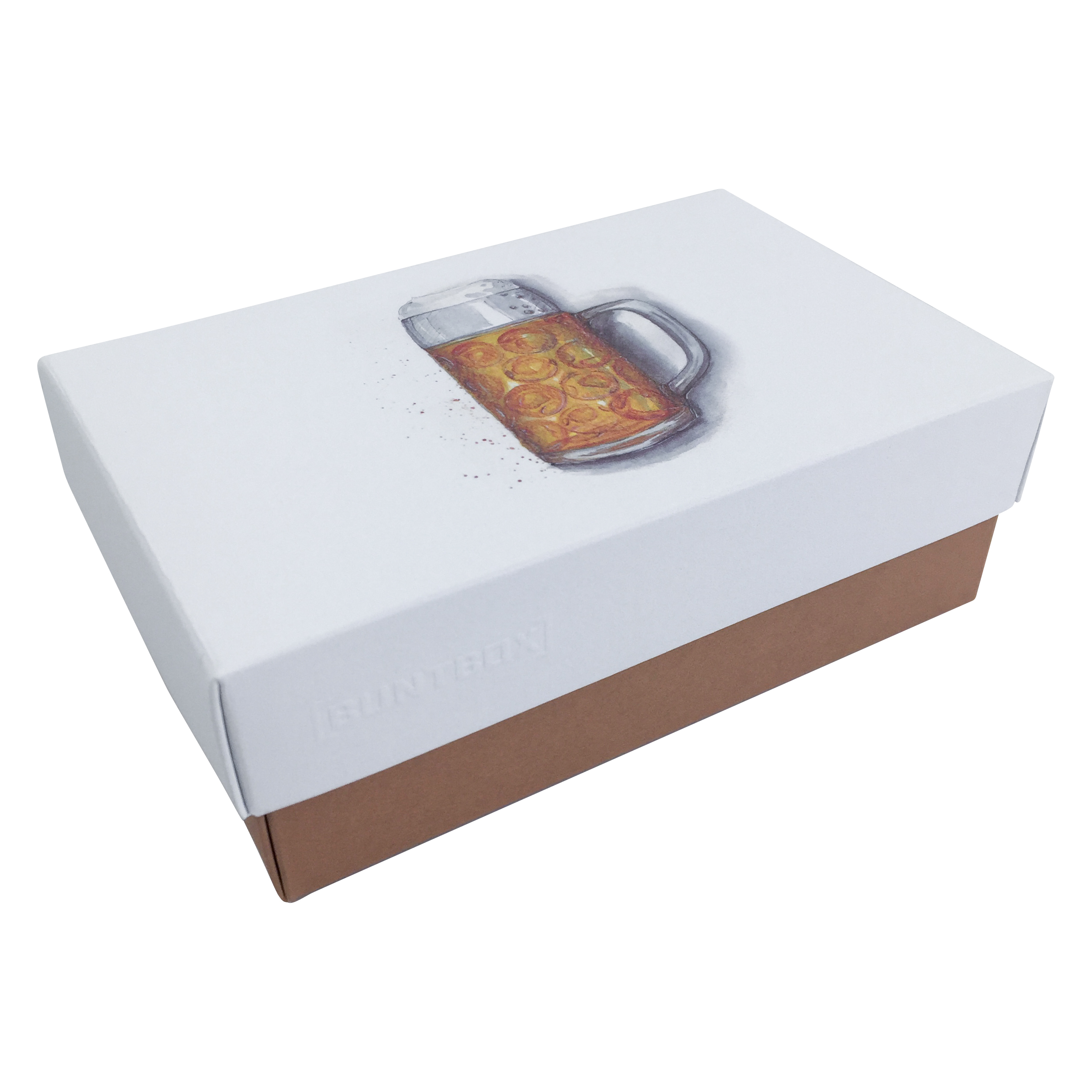 Boccale di birra - Box di Cube W3 | Top in Diamante; Sotto in Tabacco