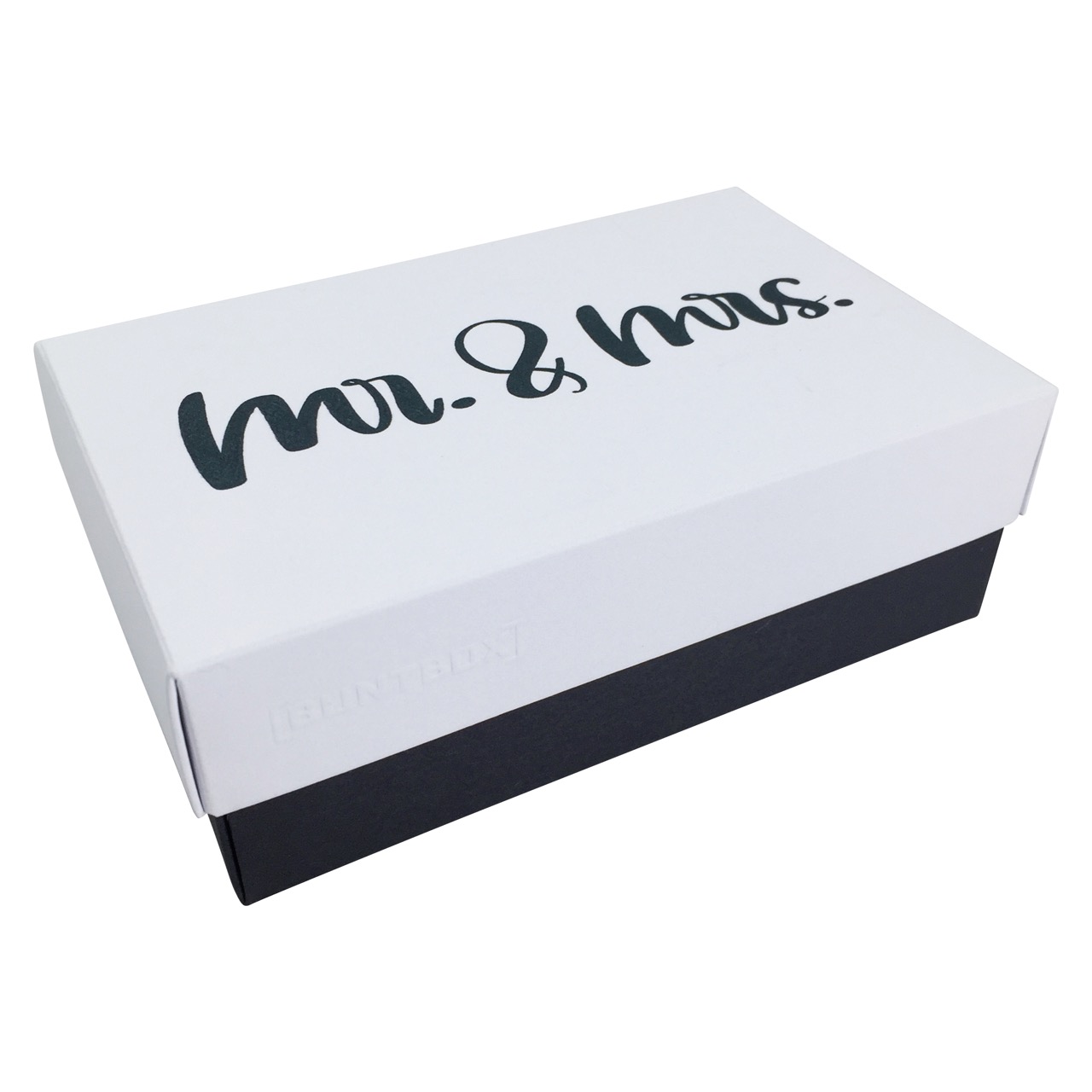 Buntbox XL Lettering Mr. & Mrs. in Diamant-Graphit