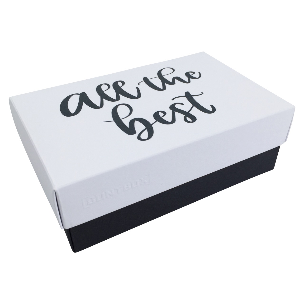 Buntbox XL Lettering all the best in Diamant-Graphit