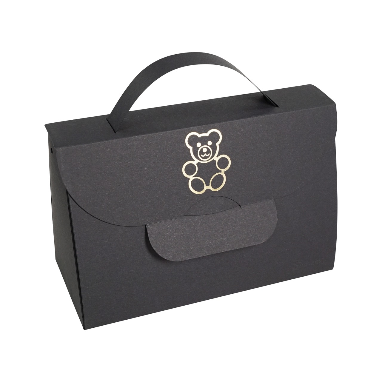 Buntbox Handbag XL Goldener Teddy in Graphit