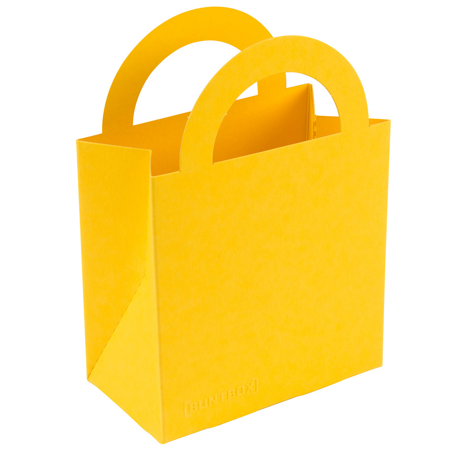 BUNTBOX Colour Bag  S | Petit sac en carton 9.5 x 5.2 x 13.2 cm