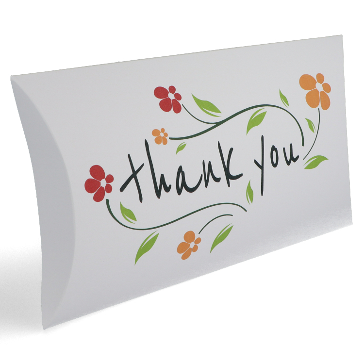 Buntbox Pack S Thank You with Flowers in Diamant