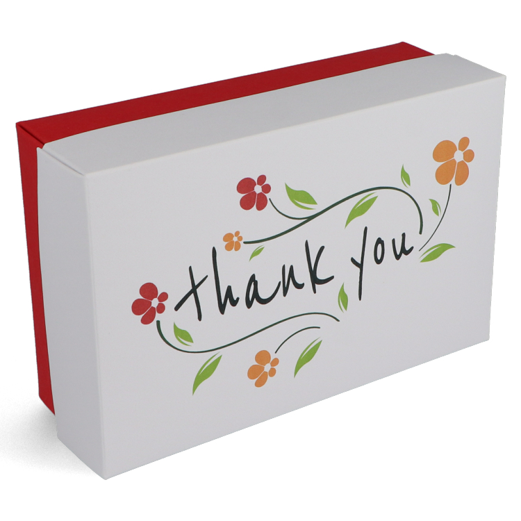 Buntbox S Thank You with Flowers in Diamant - Rubin