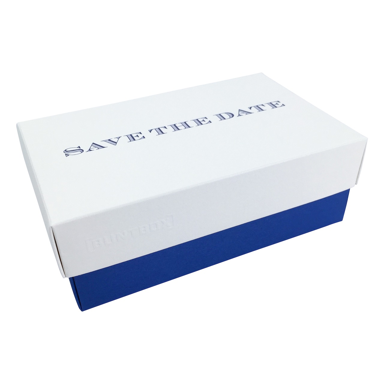 Fine Paper Edition Buntbox Champagne - Bordeaux 'Save the Date' - Red