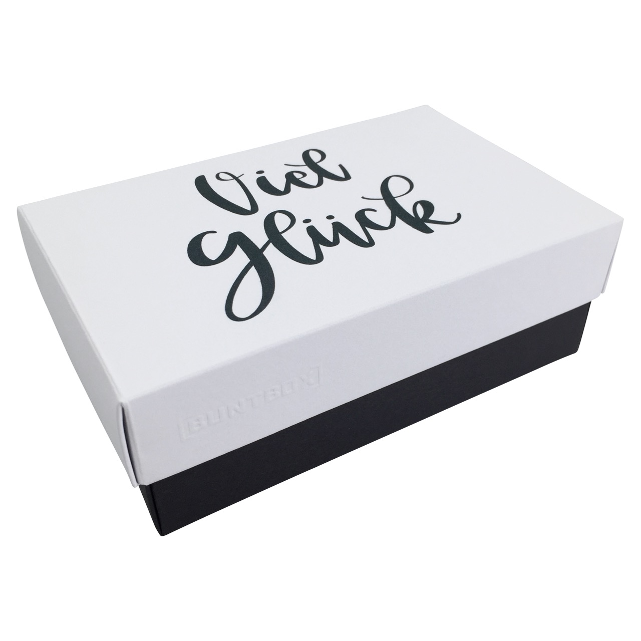 Hand Lettering Buntbox Diamant - Graphit 'Viel Glück'