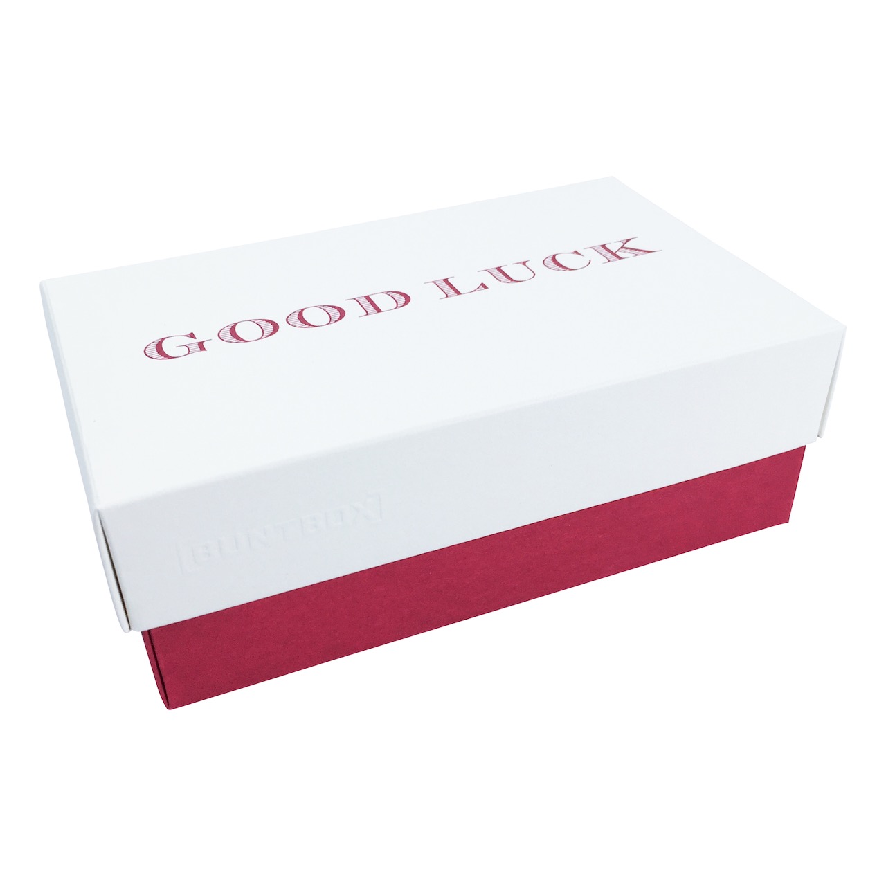 Fine Paper Edition Buntbox  Champagne - Bordeaux 'Merry Christmas' - Red