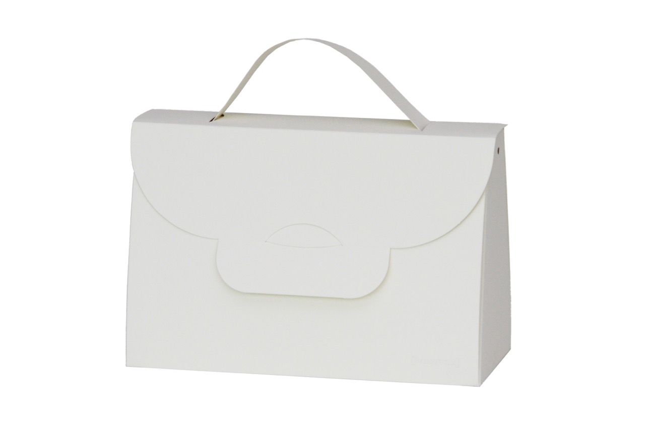 BUNTBOX Handbag XL | borsa di cartone DIN A5 + | 22.8 x 10.3 x 15.1 cm