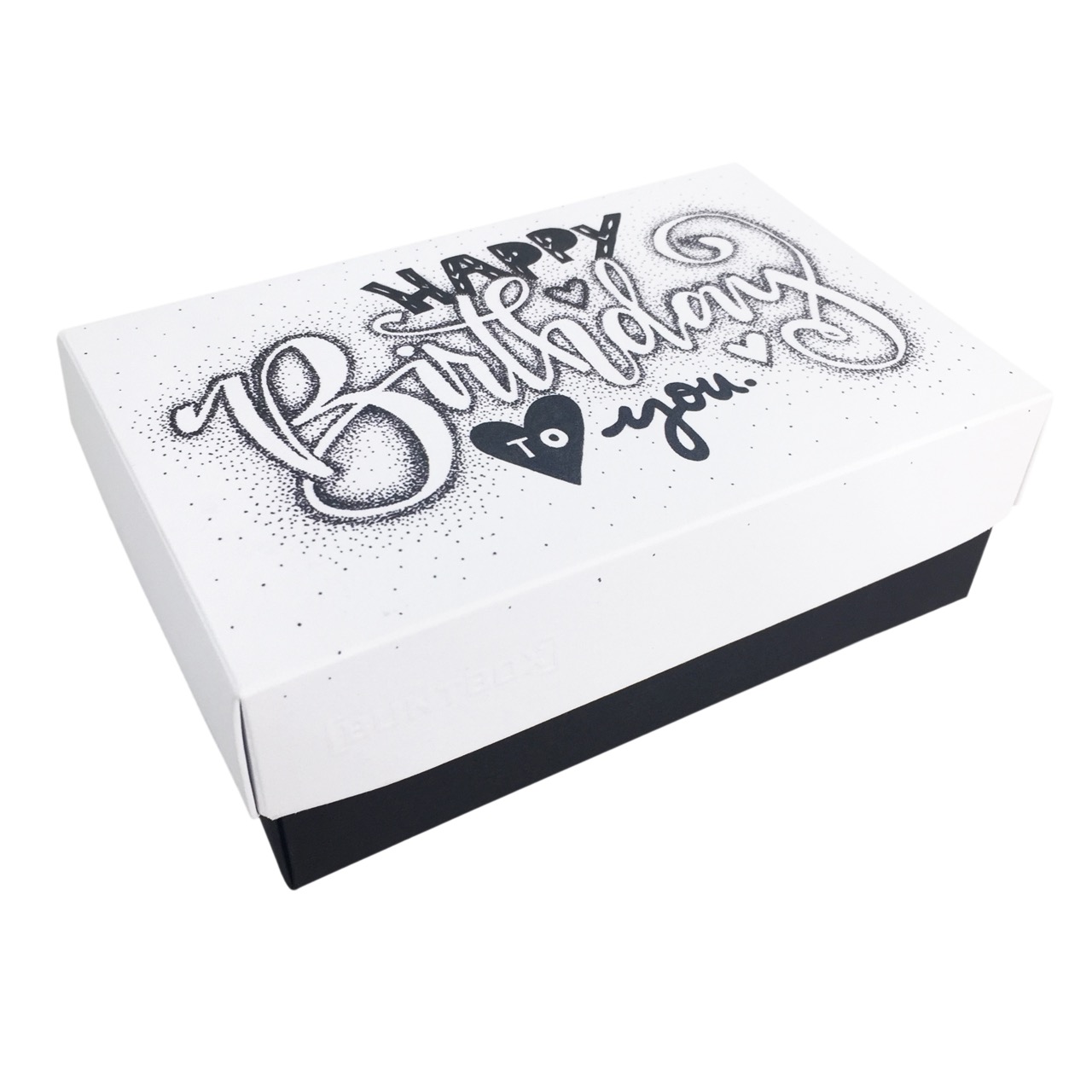 Happy Birthday Buntbox de Stickynote Lettering | Haut Diamant; Base Graphite