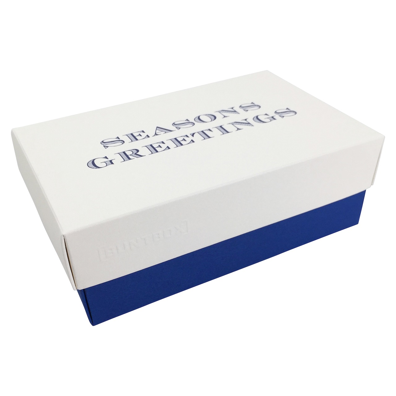 Fine Paper Edition Buntbox Champagne - Bordeaux 'Seasons Greetings' - Red
