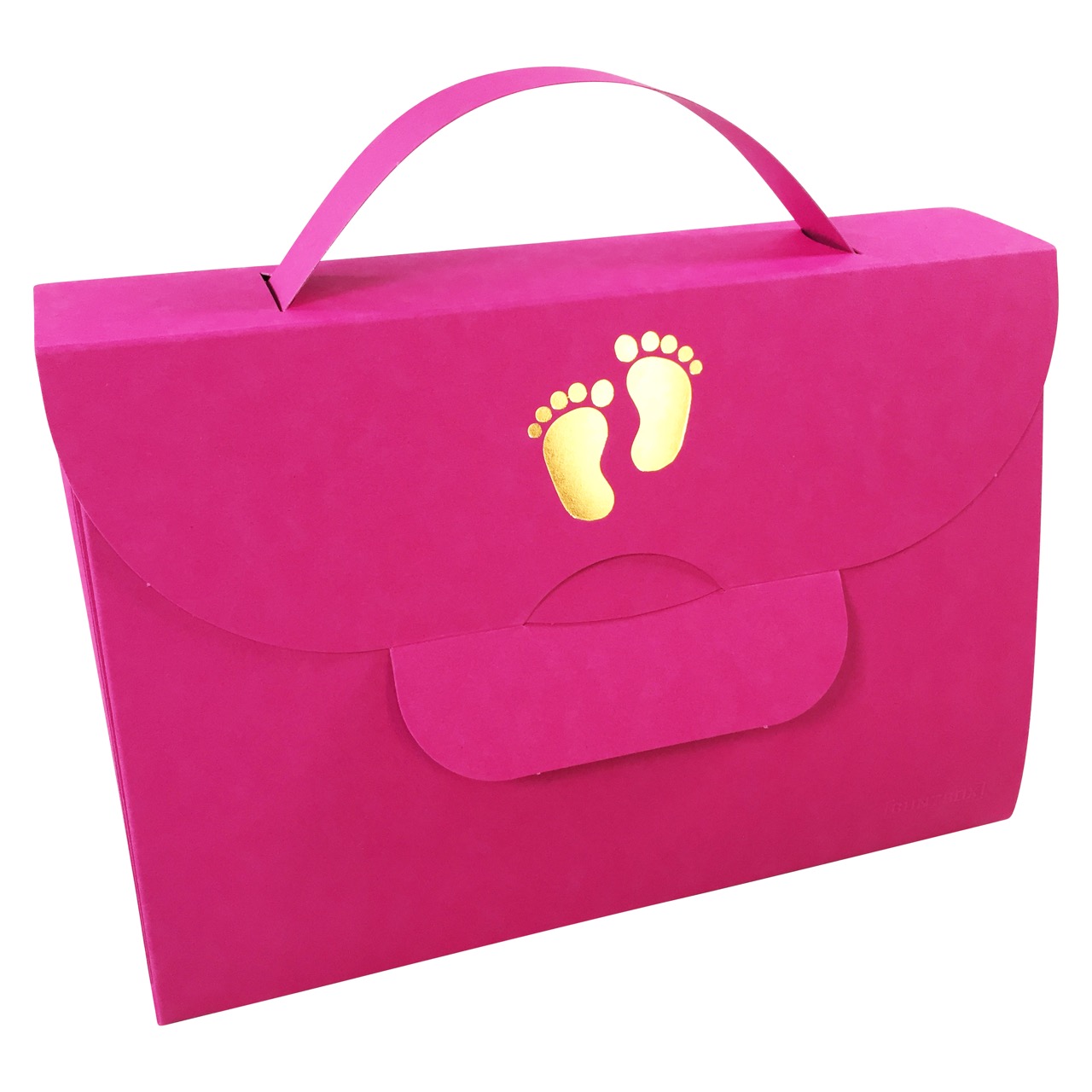 Buntbox Handbag XL Baby Foot in Magenta